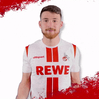 1 Fc Cologne Shrug GIF by 1. FC Köln