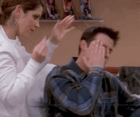 Season 9 Eyebrows GIF by Friends