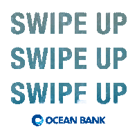 oceanbankus swipeup bank banking oceanbank Sticker