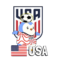 United States Football Sticker by Pudgy Penguins