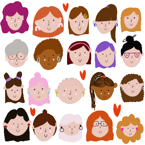 Girls Feminism Sticker by Ceroseisocho