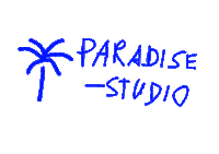 PARADISE_STUDIO studio paradise international palm Sticker