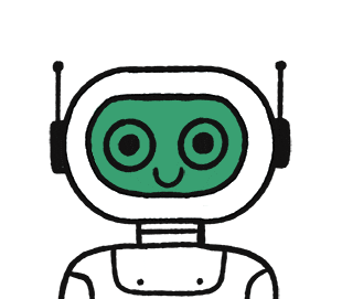 Artificial Intelligence Robot Sticker by KI-Campus