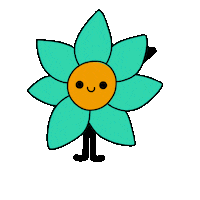 Happy Flower Sticker