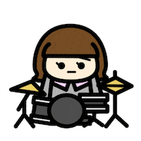 Drums 音楽 Sticker
