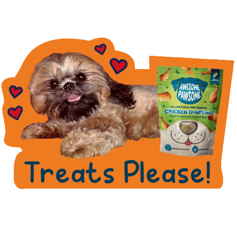 Happy Dog Sticker by Awesome Pawsome Treats