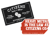 citizensatx citizens austinvintage citizensco citizensatx Sticker