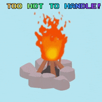 edgarasmitas hot fire camping warm GIF