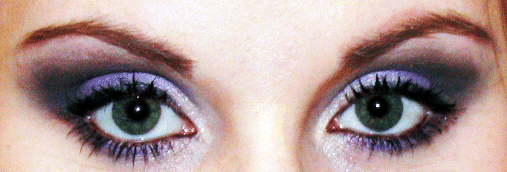 black and white makeup GIF