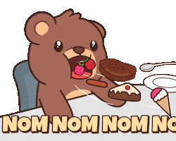 Hungry Fast Food Sticker by BEARISH