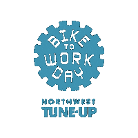 nwtuneup bike to work day northwest tune-up nwtuneup nw tune-up Sticker