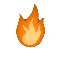 margauxpolo fire feu flamme flam Sticker
