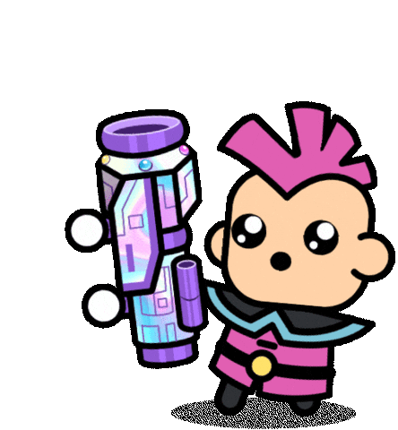 Mobile Game Pink Sticker