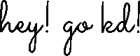 KappaDeltaAlbionCollege handwriting sorority kd greek life Sticker