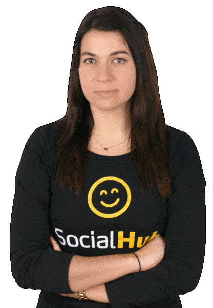 SocialHub giphyupload annoyed company annoying Sticker