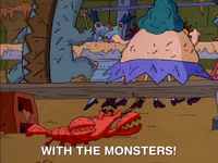 nickrewind nicksplat aaahh real monsters GIF