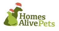 Merry Christmas Happy Holidays Sticker by homesalivepets