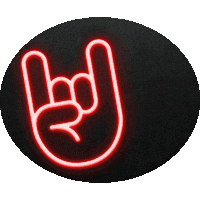 Rock Hand Sticker by Live Nation