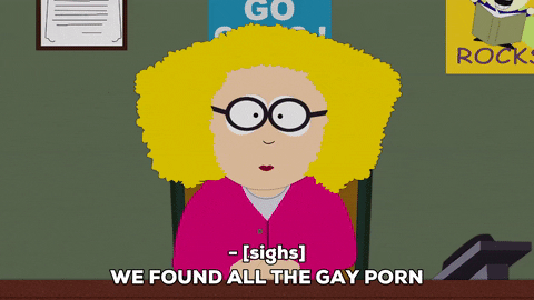 gay porn GIF by South Park 