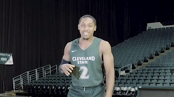 basketball vikings GIF by Cleveland State University