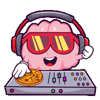 Crypto Pizza Sticker by BigBrains