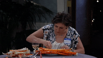 Hungry Mayim Bialik GIF by CallMeKatFOX