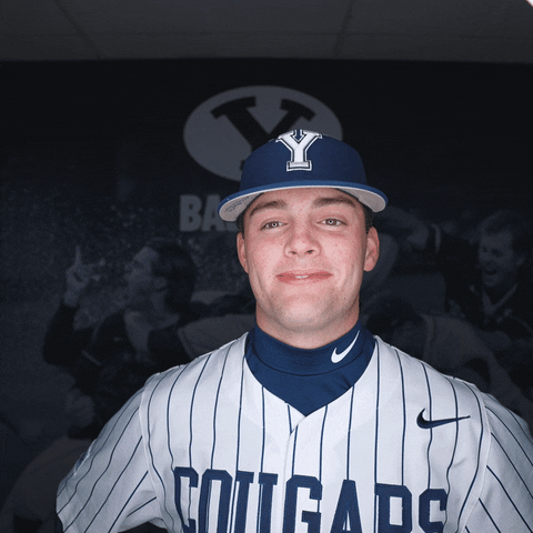 Sport Baseball GIF by BYU Cougars