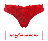 Rossoporpora red underwear slip rossoporpora Sticker