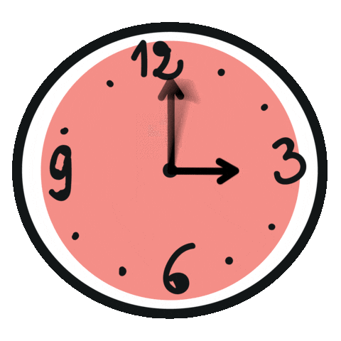 Time Clock Sticker by Grand-Mercredi