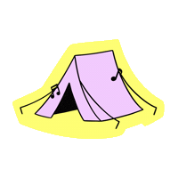 Camping Music Festival Sticker by Rhythm and Alps
