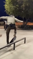 If at First... Arizona Deputy Nails Skateboard Trick After Bumpy Landing