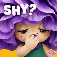 Awkward Blush GIF