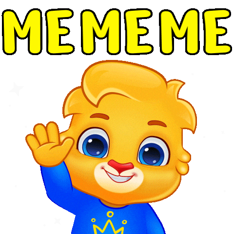 Excited Look At Me Sticker by Lucas and Friends by RV AppStudios