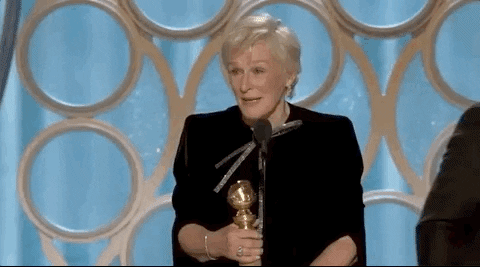Glenn Close GIF by Golden Globes