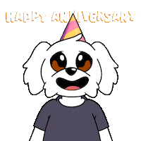 Happy Birthday Love Sticker by BoDoggos