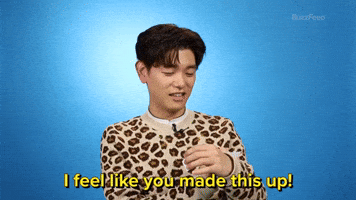 I Feel Like You Made This Up