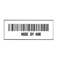 Barcode Erika War Sticker by madebywar