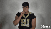 Saints Football Thumbs Up GIF by New Orleans Saints