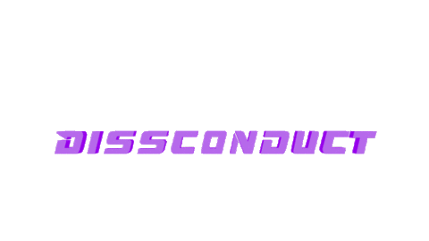 Dissconduct Sticker by Randy Doms