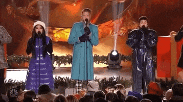 christmas in rockefeller 2018 GIF by NBC