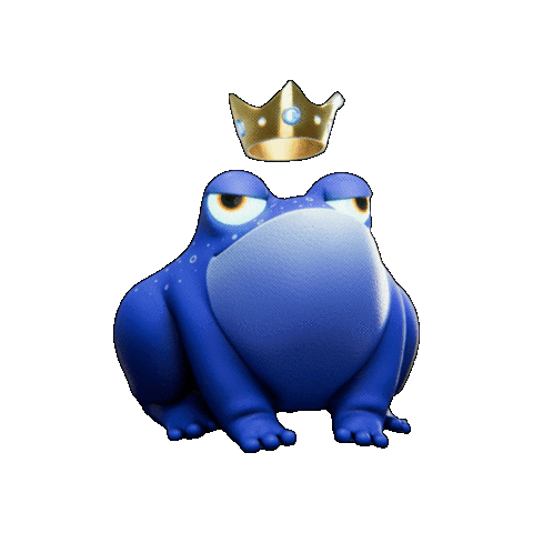 King Robert Frog Sticker