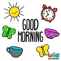 Good Morning GIF by Lucas and Friends by RV AppStudios