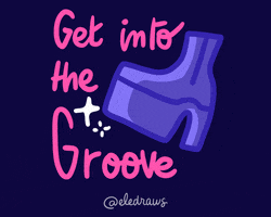 New Year Love GIF by Eledraws (Eleonore Bem)