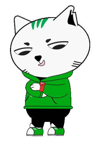 Cat Meme Sticker by Gojek Indonesia