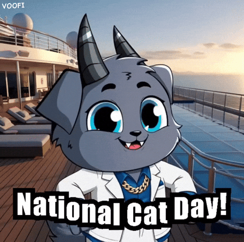 National Day Cats GIF