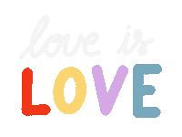 Rainbow Love Sticker