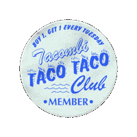 Tacos Taco Tuesday Sticker by Tacombi