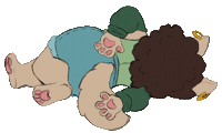 cocoasart dog fall puppy vtuber Sticker