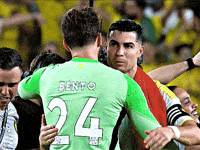 Ronaldo Hug GIF