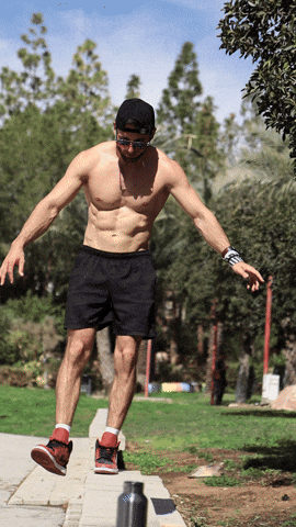 Calisthenics Pistol Squat GIF